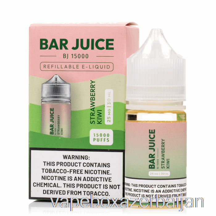 E-Juice Vape Strawberry Kiwi - Bar Juice - 30mL 25mg